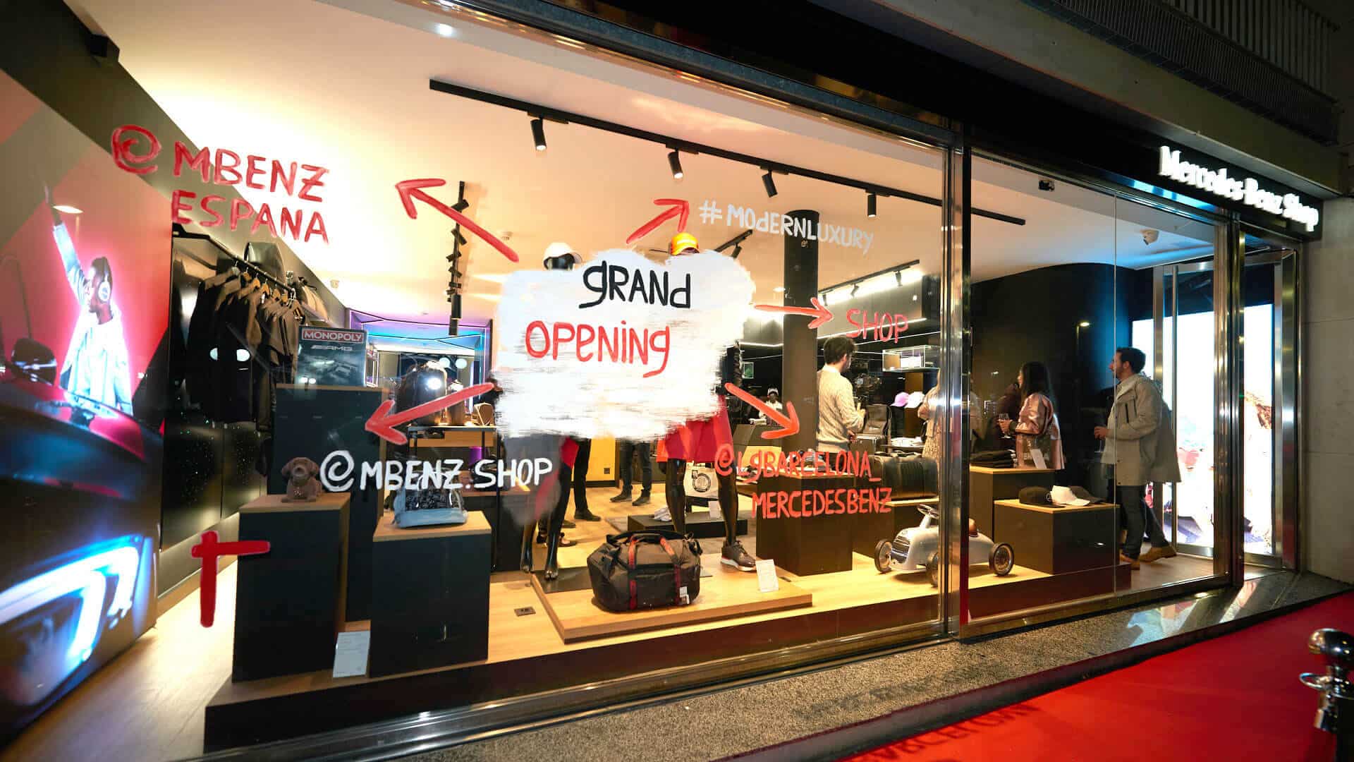 Mercedes-Benz Boutique — proyecto de Mariona Agency