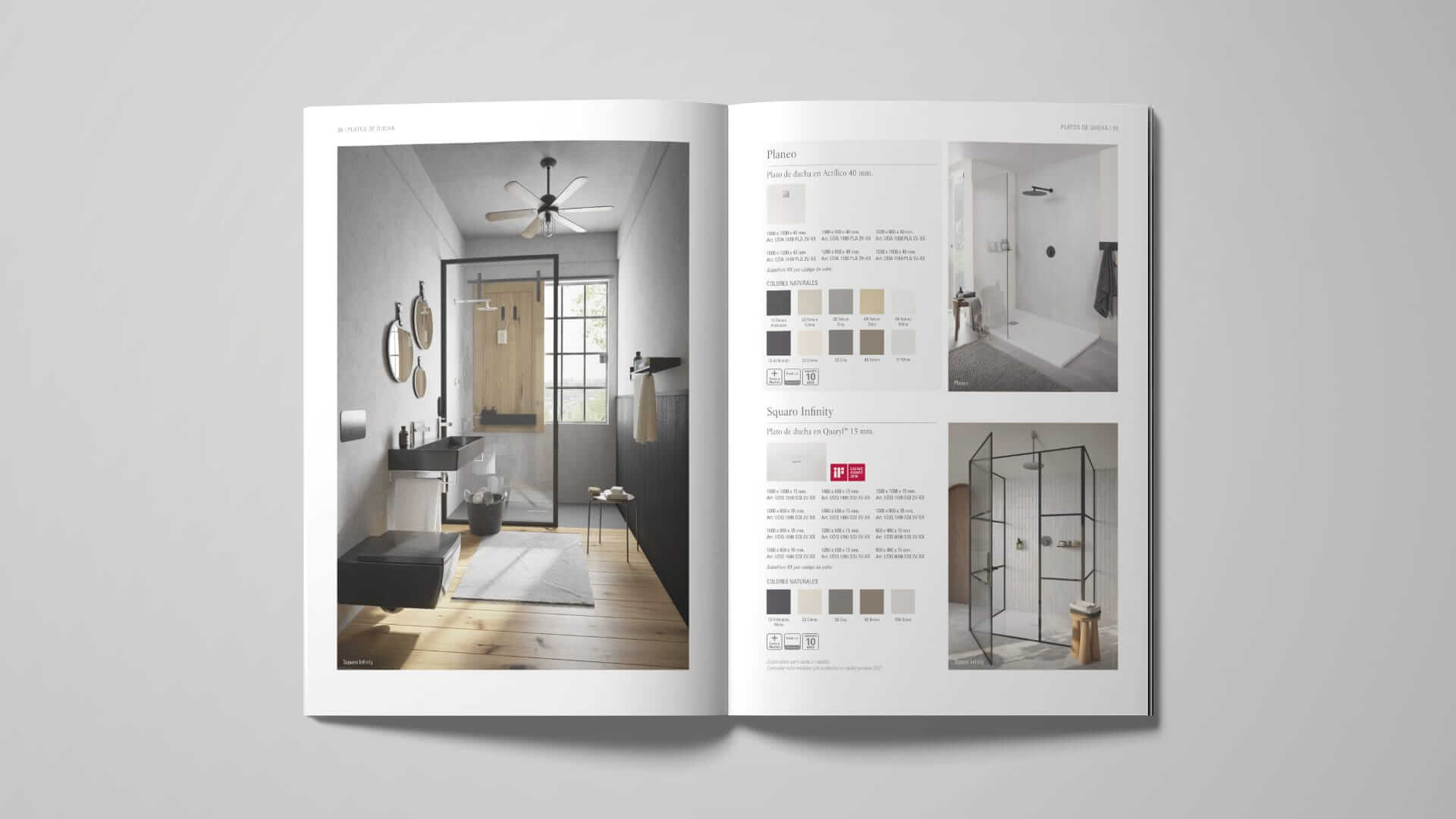 Gráfica editorial de Villeroy & Bosch elaborada por Mariona Agency