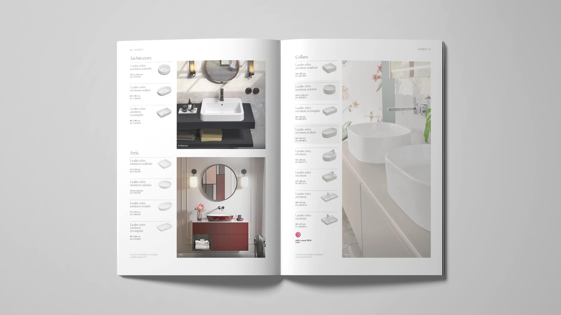 Composición editorial para Villeroy & Bosch creada por Mariona Agency
