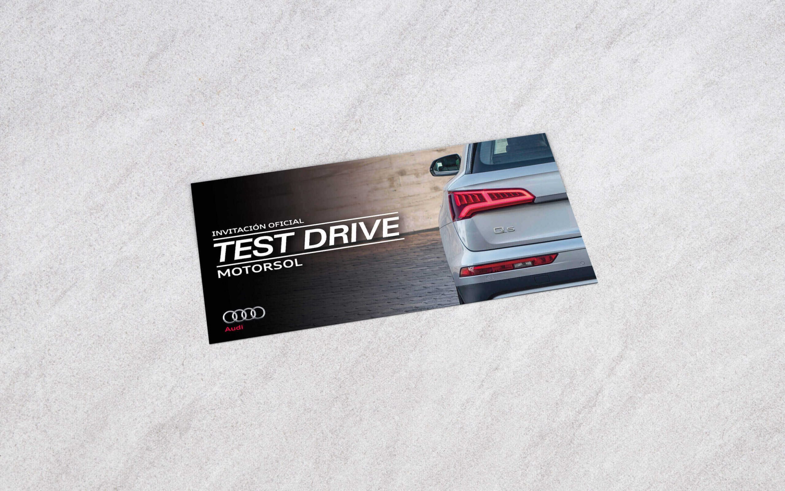 TestDrive Audi Q5 — proyecto de Mariona Agency